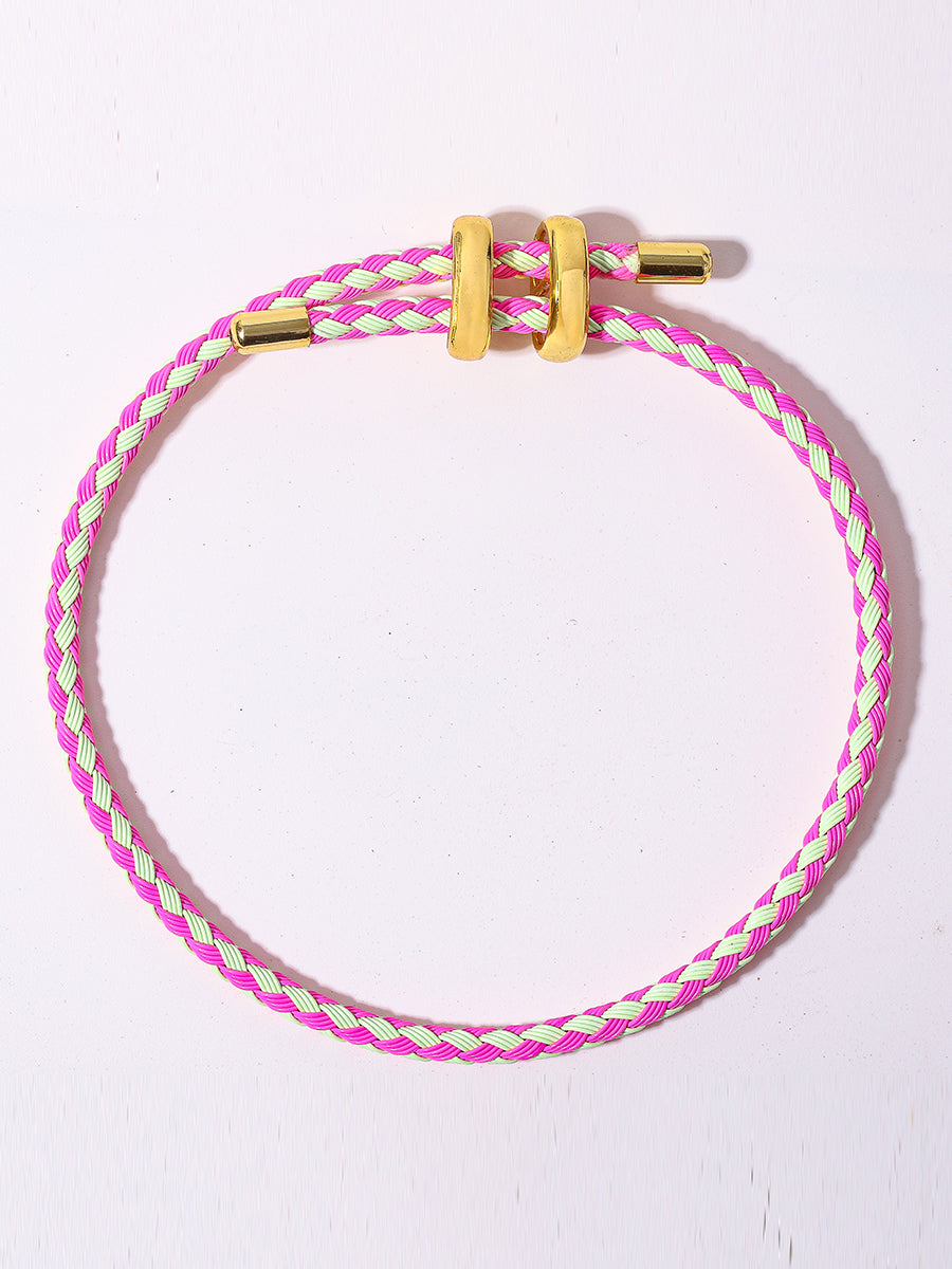 Blush Braid Bracelet