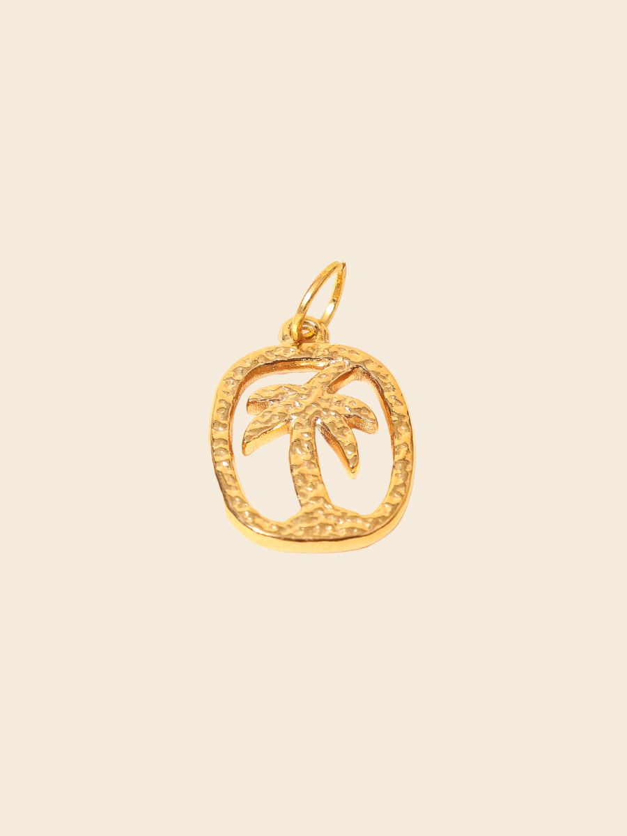 Golden Palm Charm