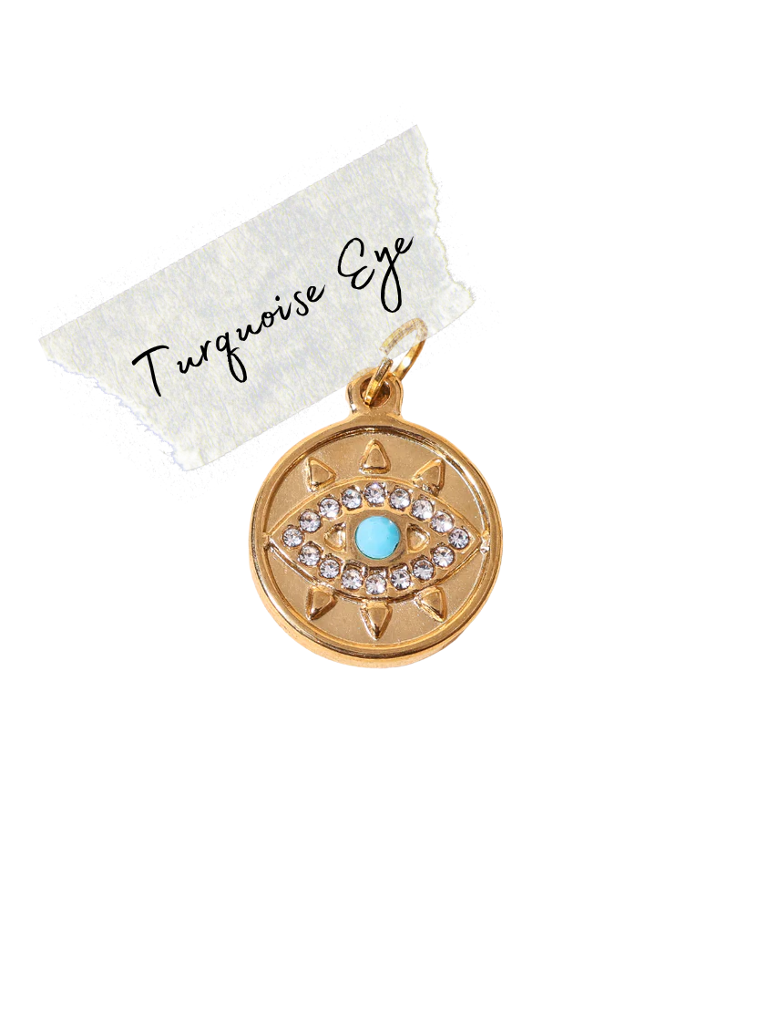 Turquoise Eye Charm