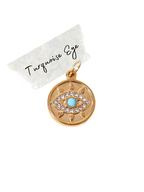 Turquoise Eye Charm