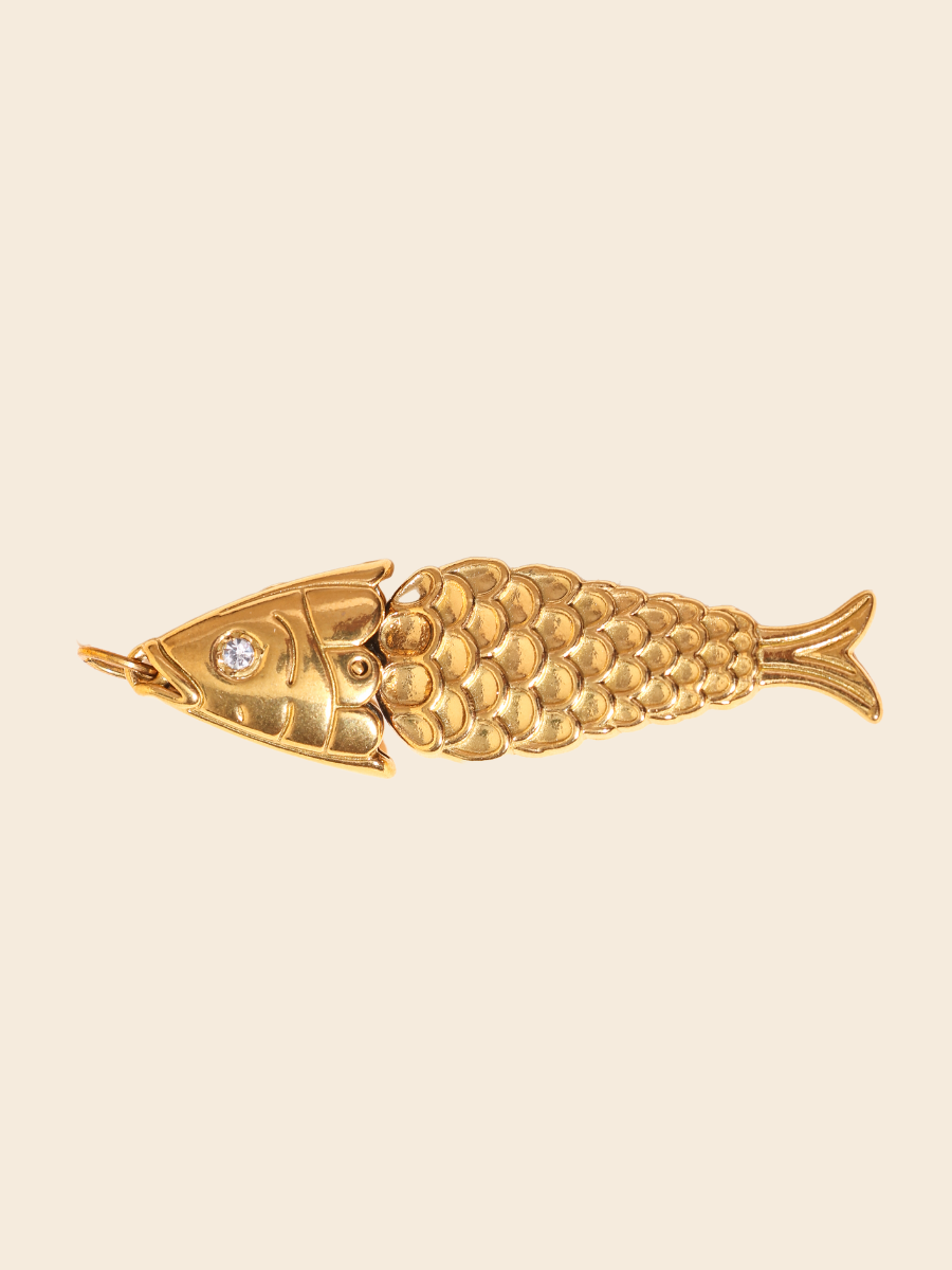 Majestic Koi Charm