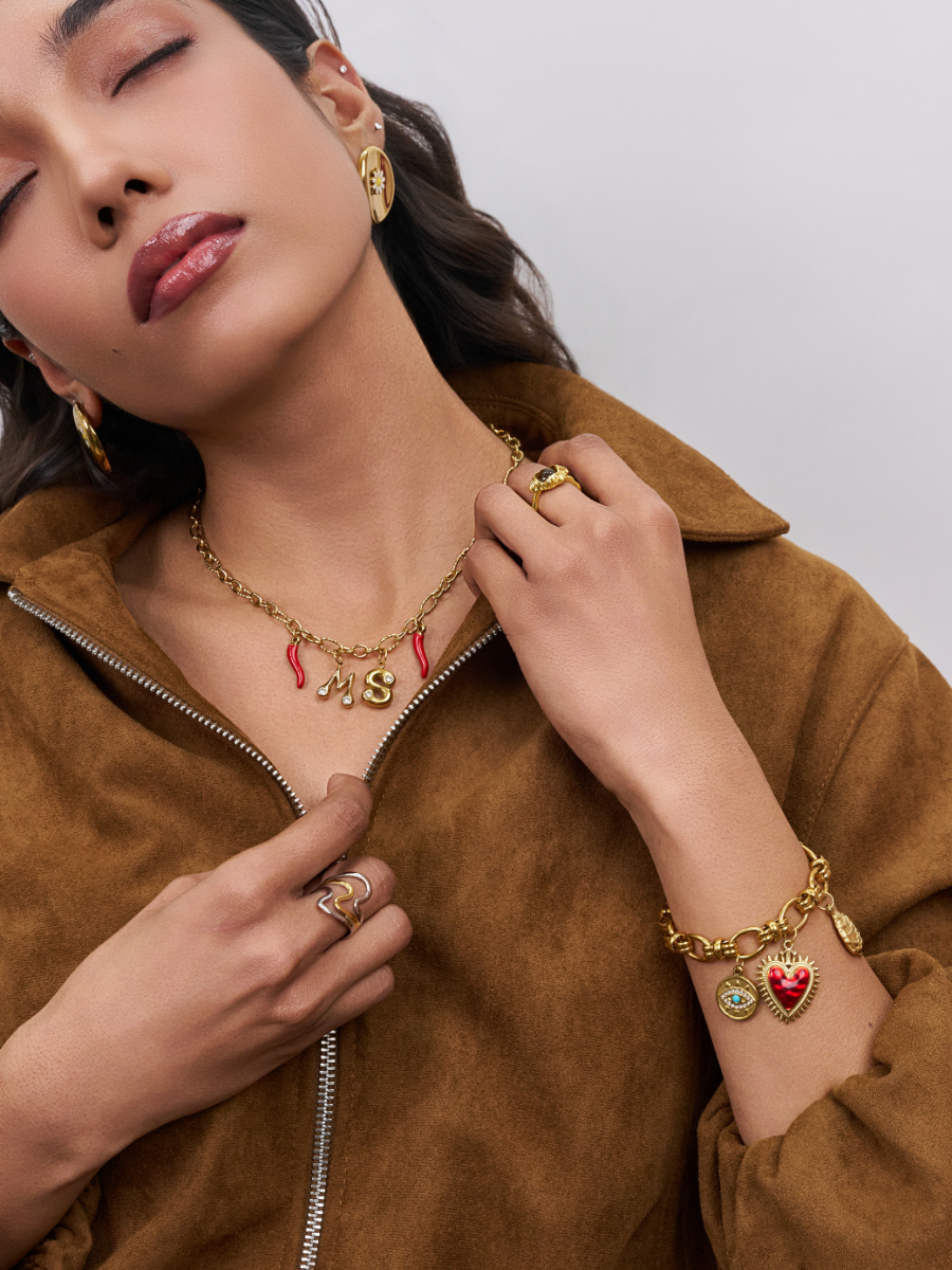 Sacred Heart Charm Bracelet