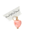 Peach Blush Heart Charm