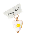 Daisy Heart Charm
