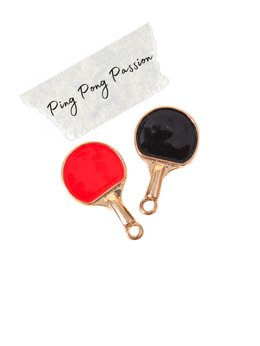 Golden Ping Pong Passion Charm
