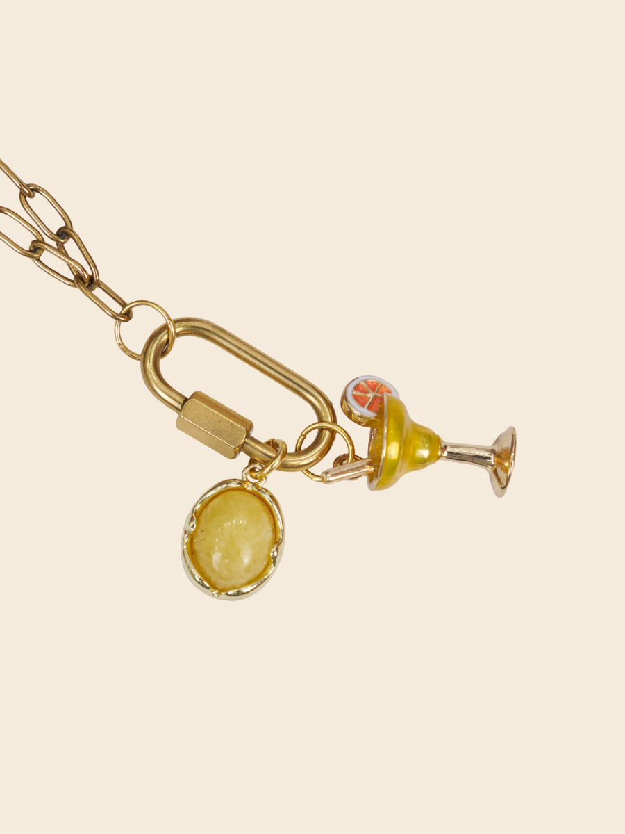 Crimson Cocktail Charm