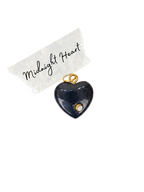 Midnight Heart Charm