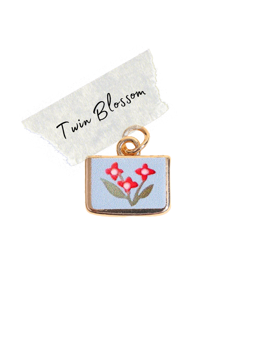 Twin Blossom Charm