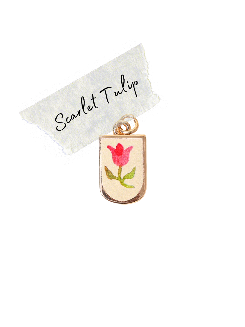 Scarlet Tulip Charm