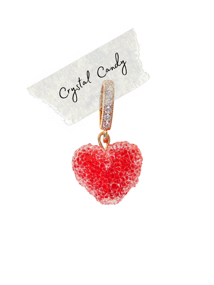 Crystal Heart Charm