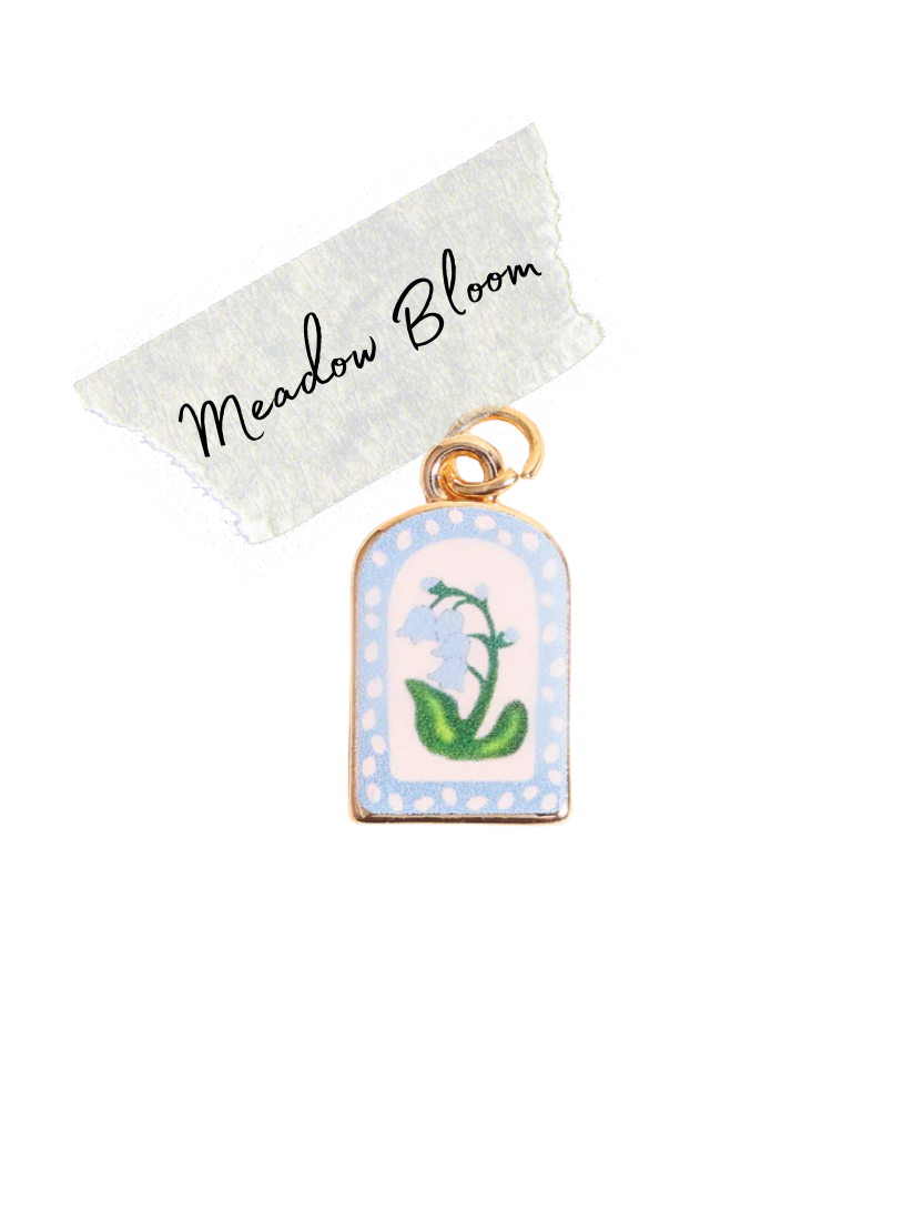 Blue Meadow Bloom Charm