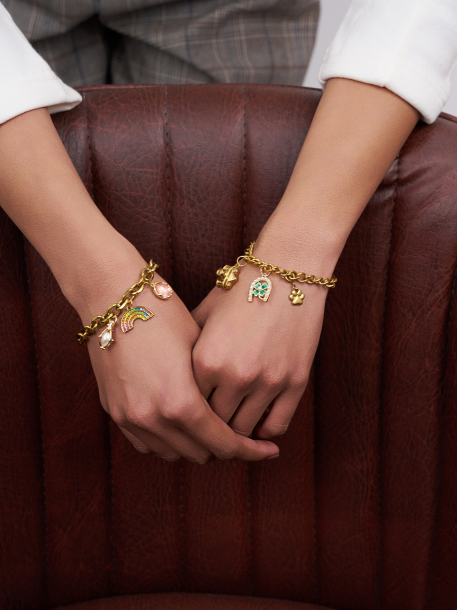 Rainbow Drift Charm Bracelet