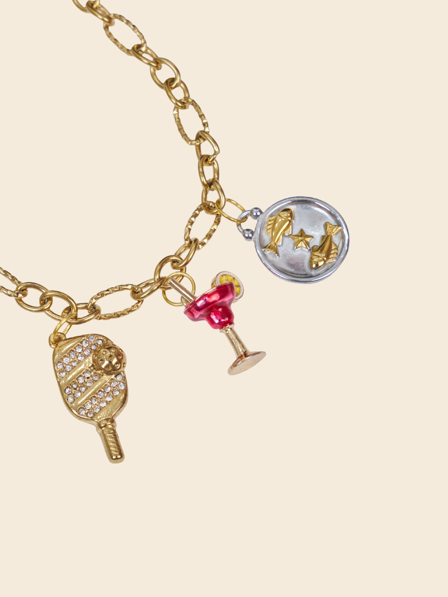 Crimson Cocktail Charm