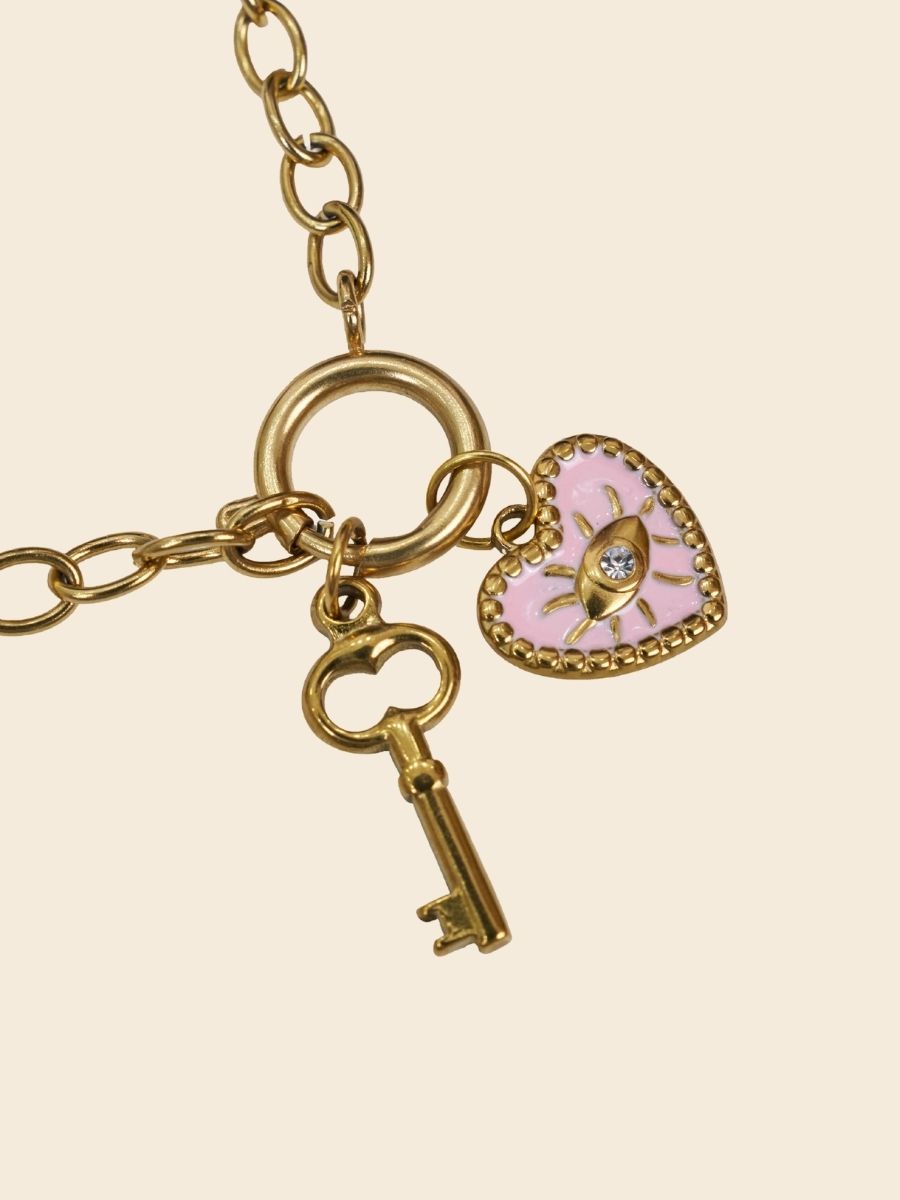 Keyspell Charm Necklace