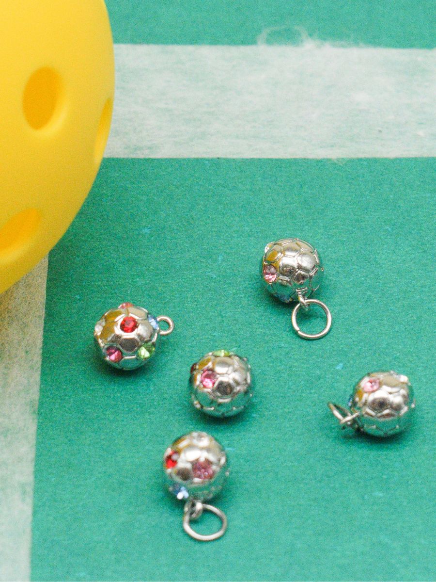 Multicolour Football Spark Charm
