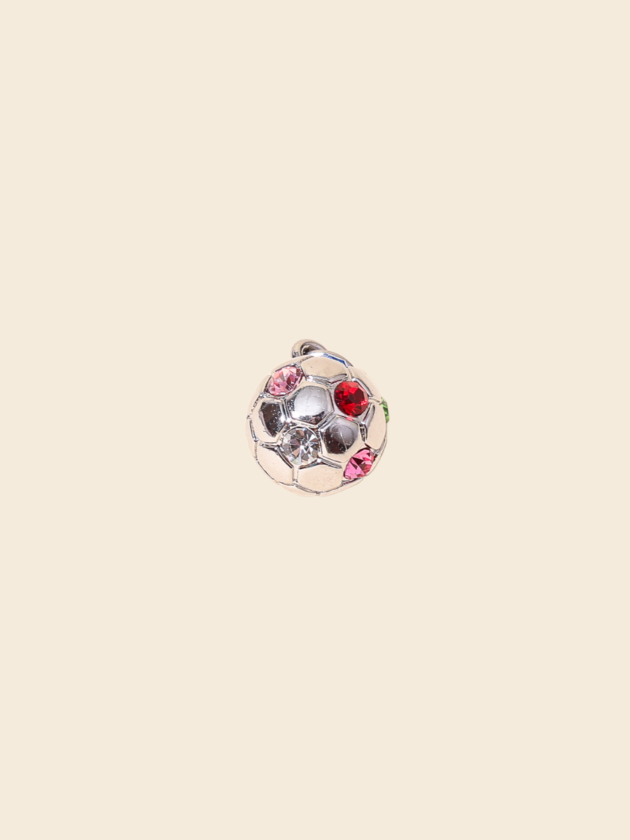 Multicolour Football Spark Charm