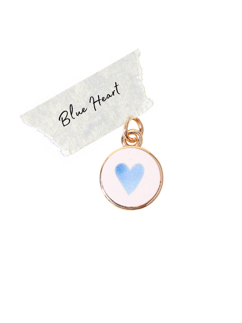 Blue Heart Charm
