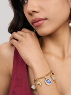 Pearl Acorn Charm
