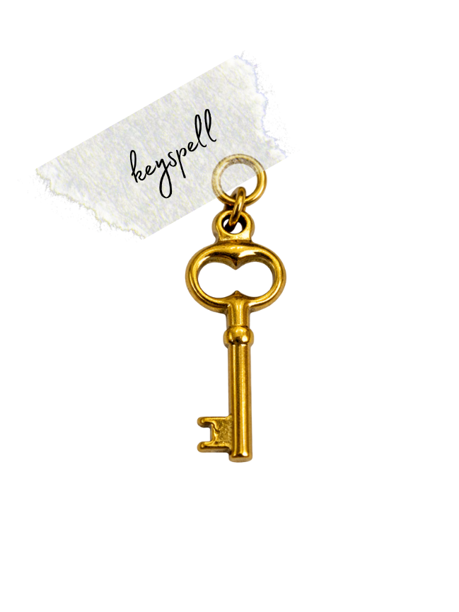 Keyspell Charm Necklace