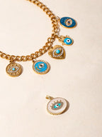 Turquoise Eye Charm