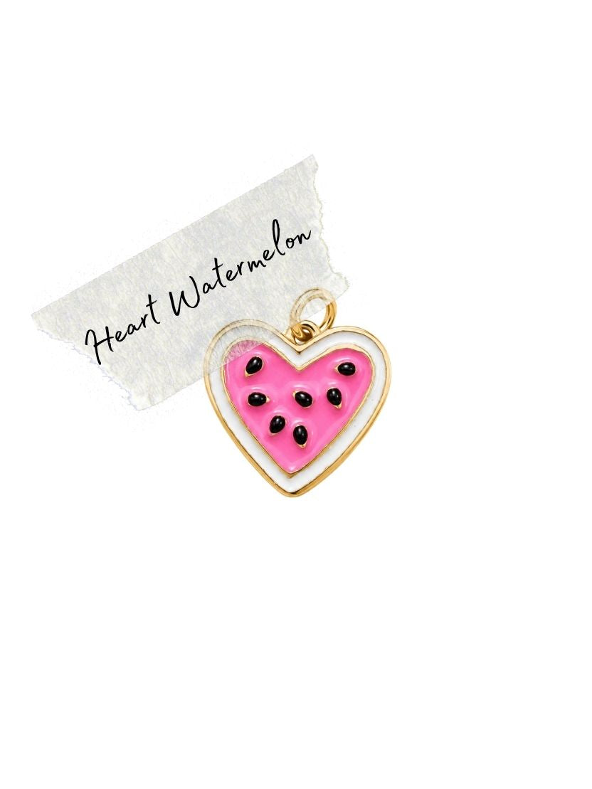 Sweet Heart Watermelon Charm