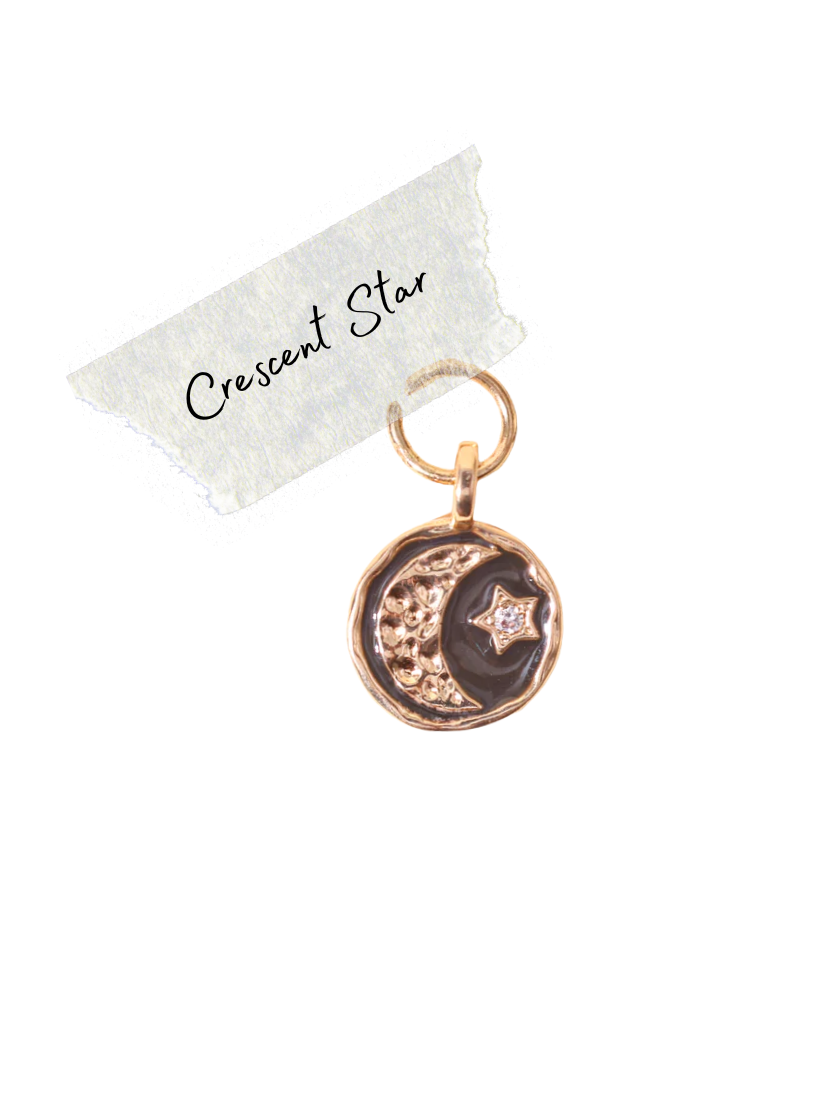 Crescent Star Charm