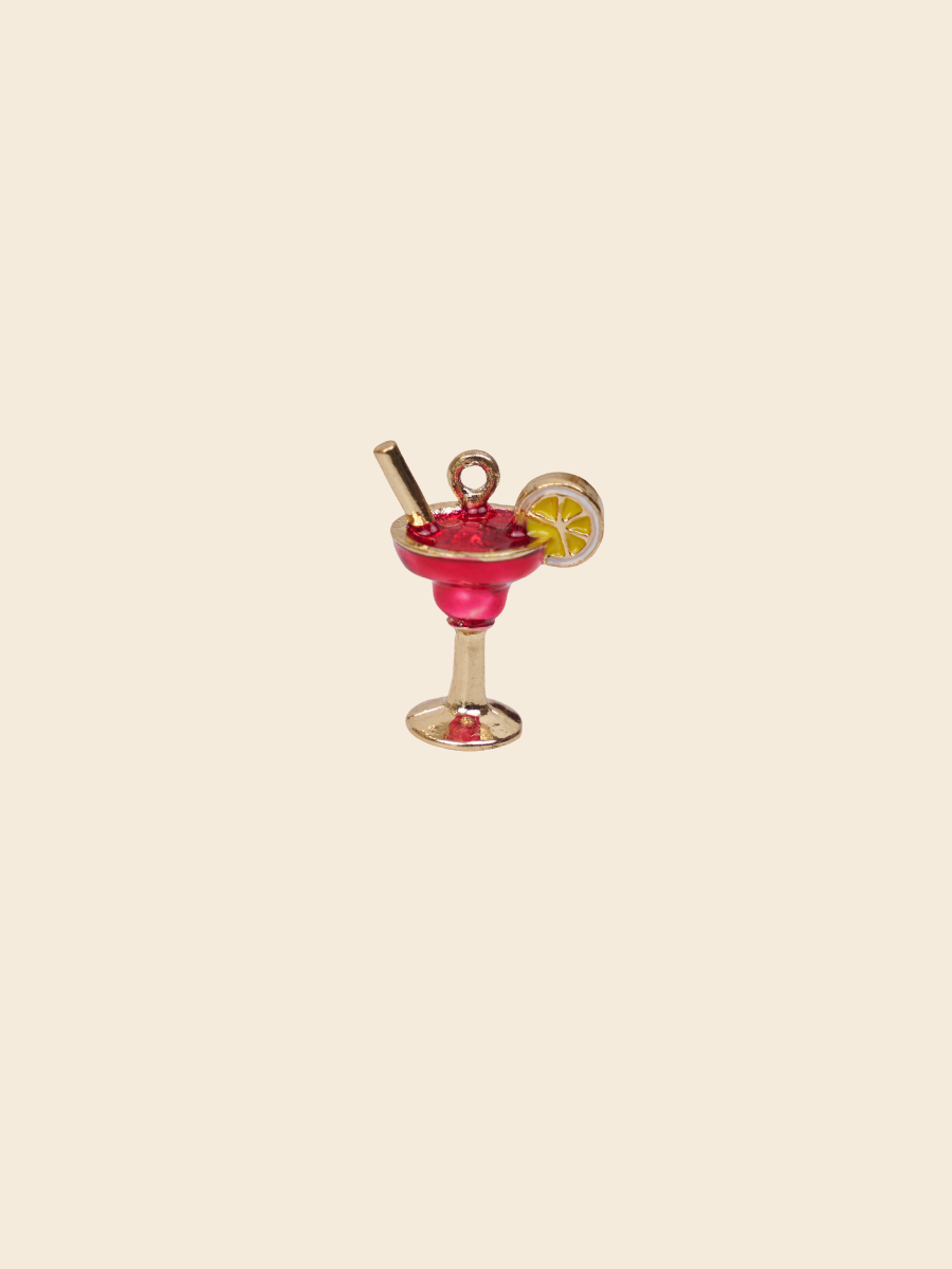 Crimson Cocktail Charm