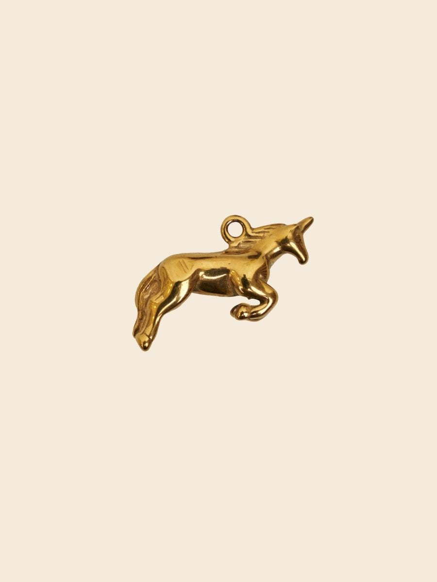 Golden Unicorn Charm