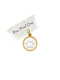 Paw Print Coin Charm