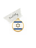 Israel Flag Coin Charm