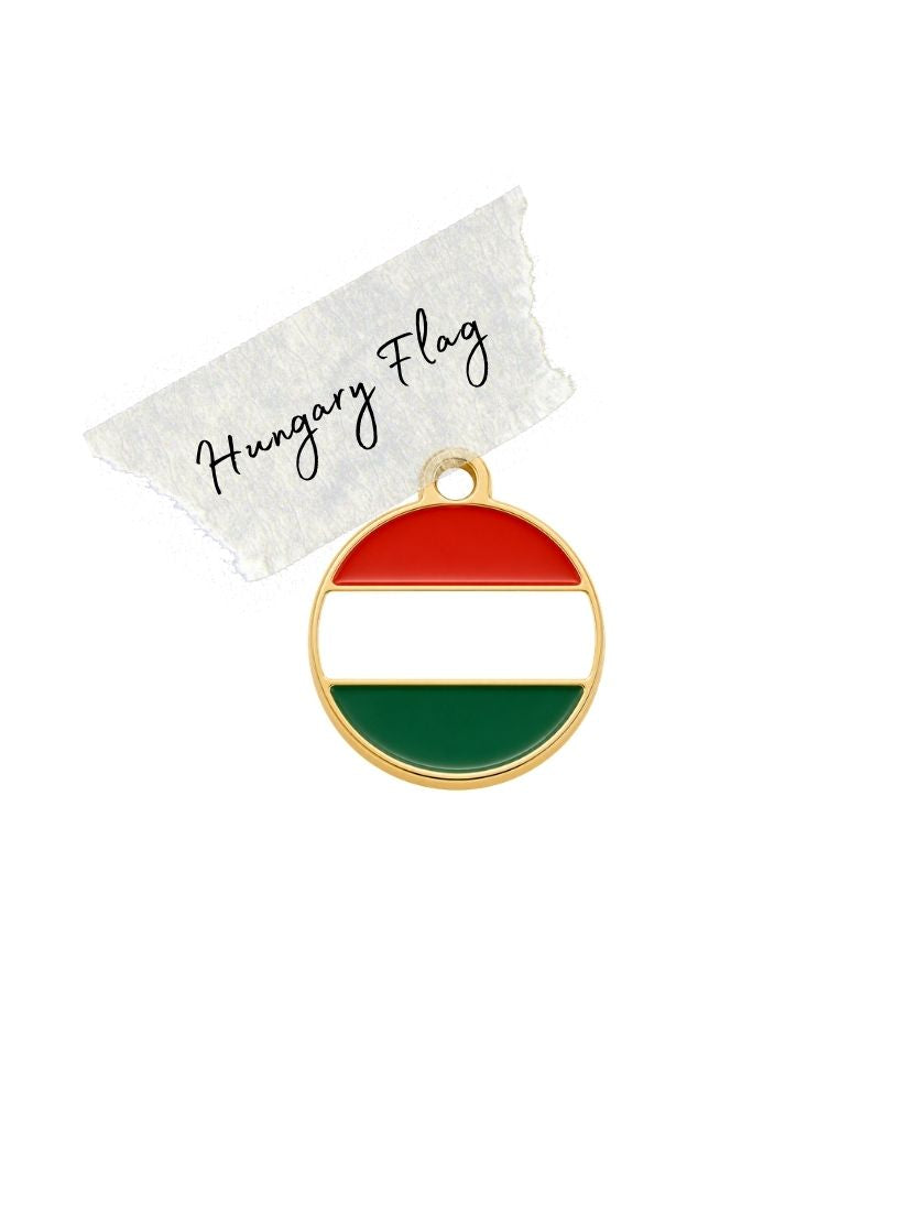 Hungary Flag Coin Charm