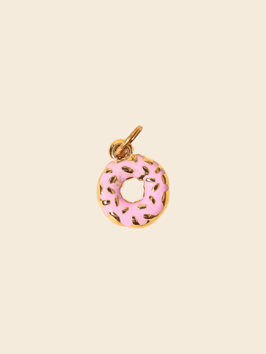 Pink Donut Charm