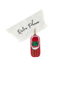 Retro Phone Charm
