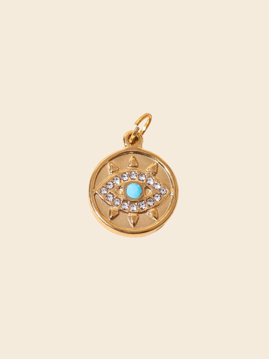 Turquoise Eye Charm