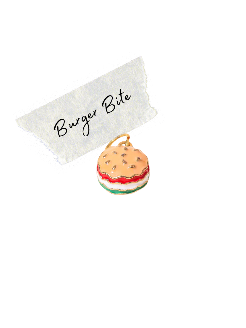 Burger Bite Charm