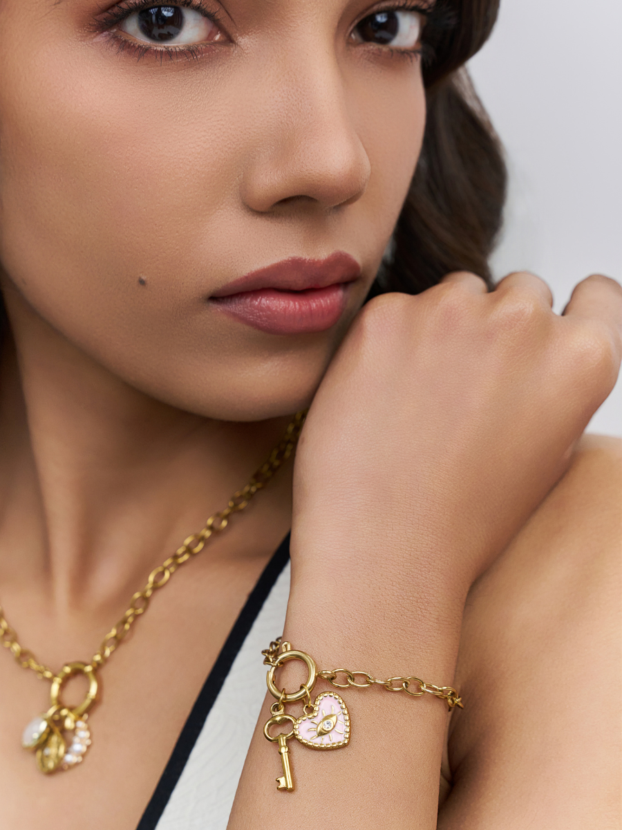 Keyspell Charm Necklace