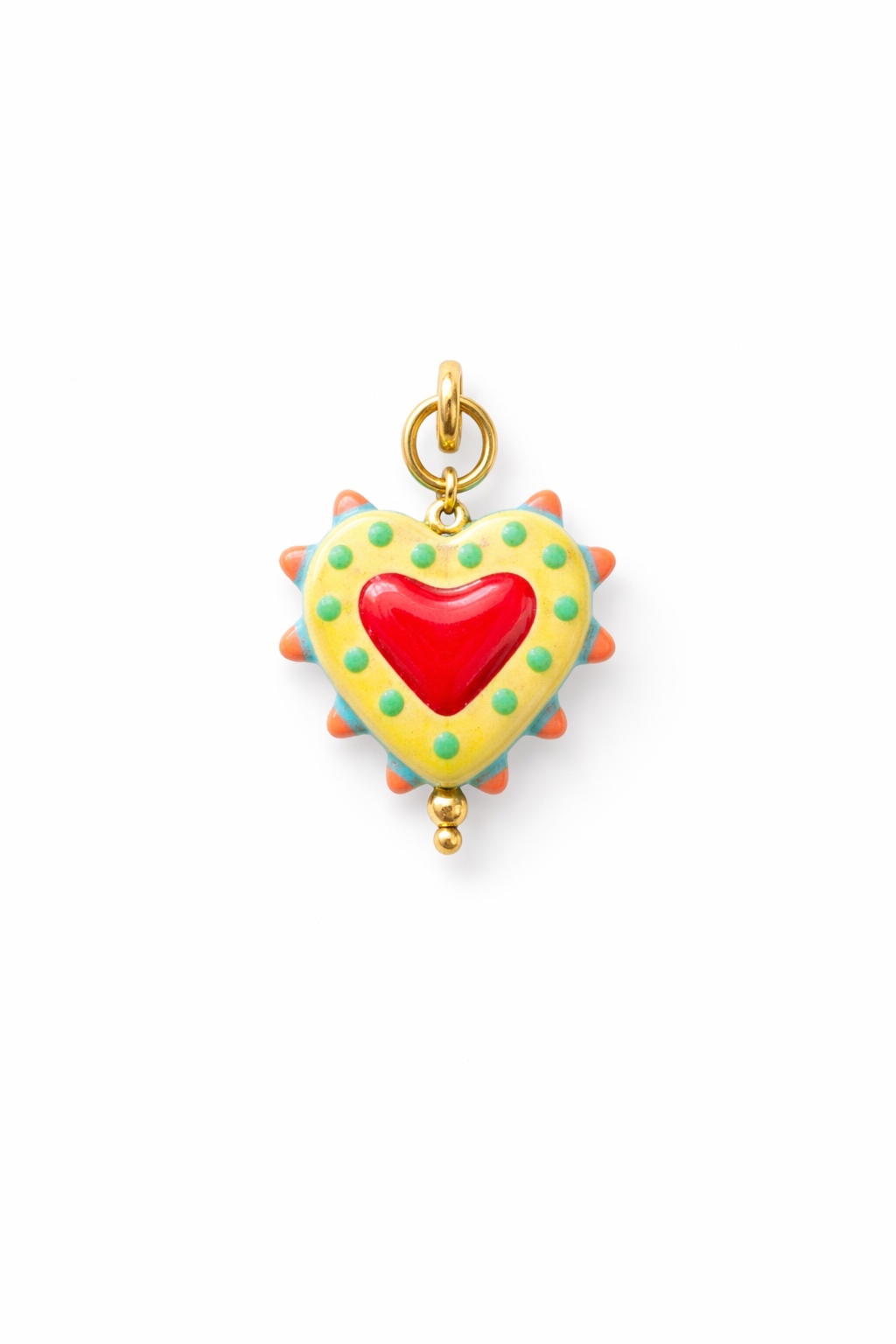 Fiesta Heart Charm