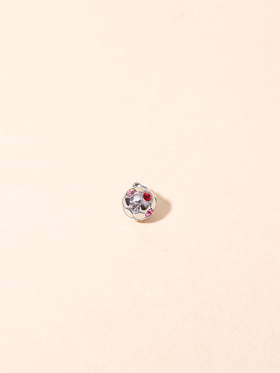 Multicolour Football Spark Charm