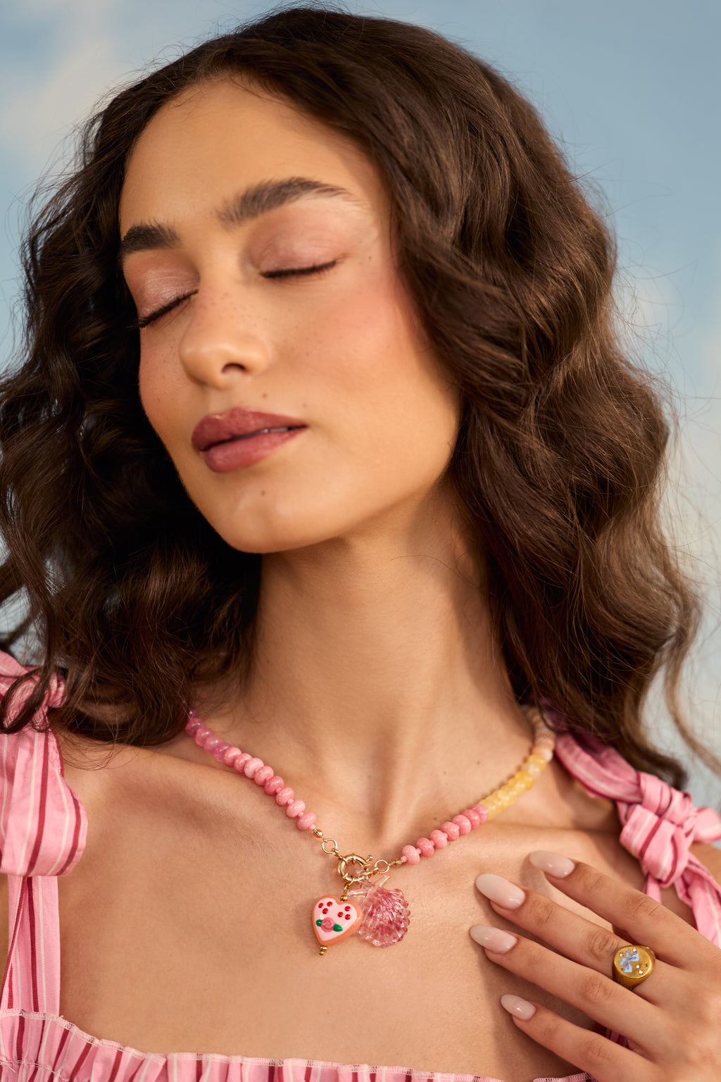 Mermaid Shell Bead Necklace