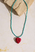 Turquoise Amor Heart Necklace