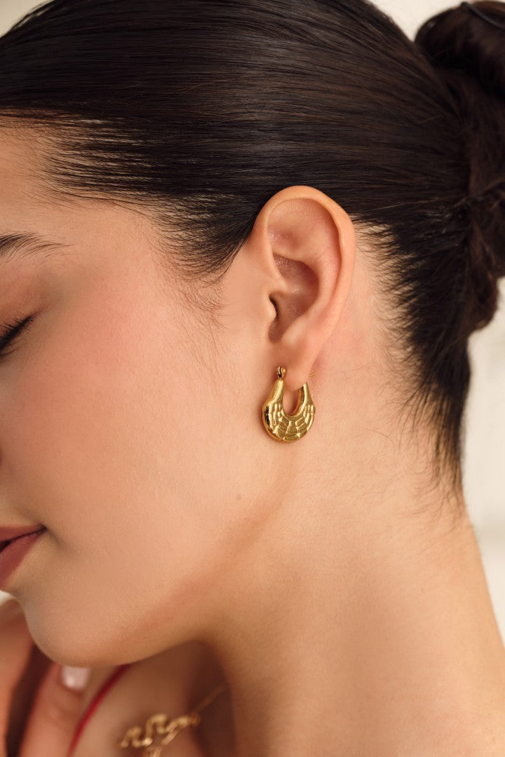 Bamboo Luxe Hoops