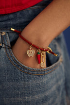 Crystal Apple Charm