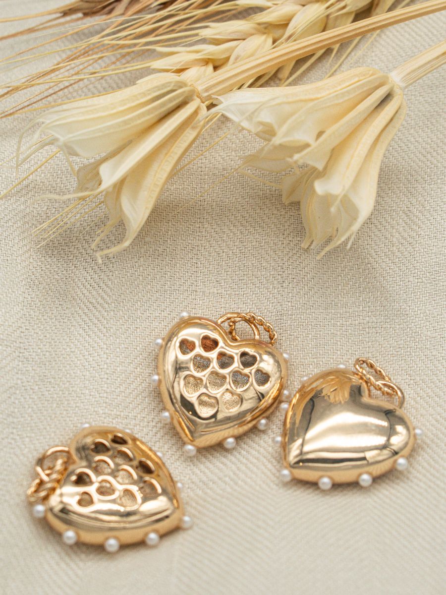Gilded Heart Charm