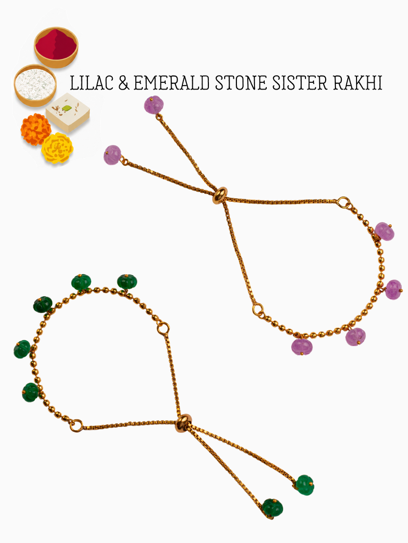 Lilac Quartz Sister Bracelet Rakhi