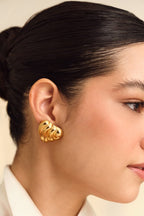 Heart Ripple Studs