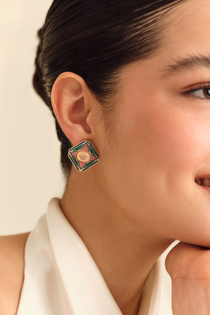 Opal Prism Studs