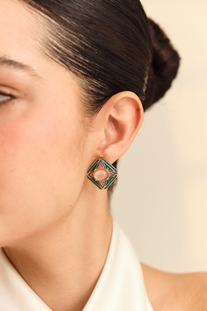 Opal Prism Studs