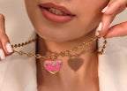 Blooming Heart Charm
