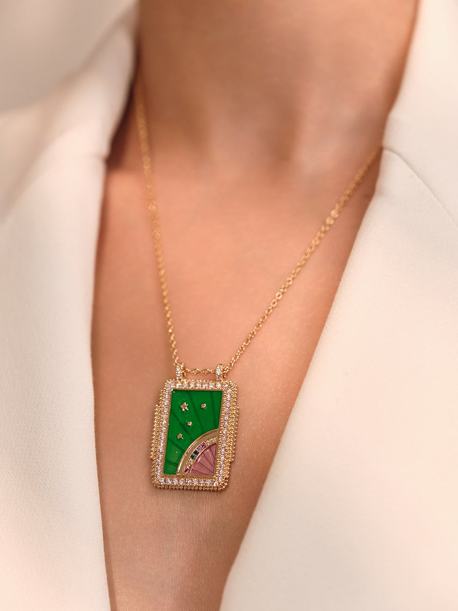 Emerald Horizon Necklace