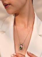 Sunset Palm Necklace